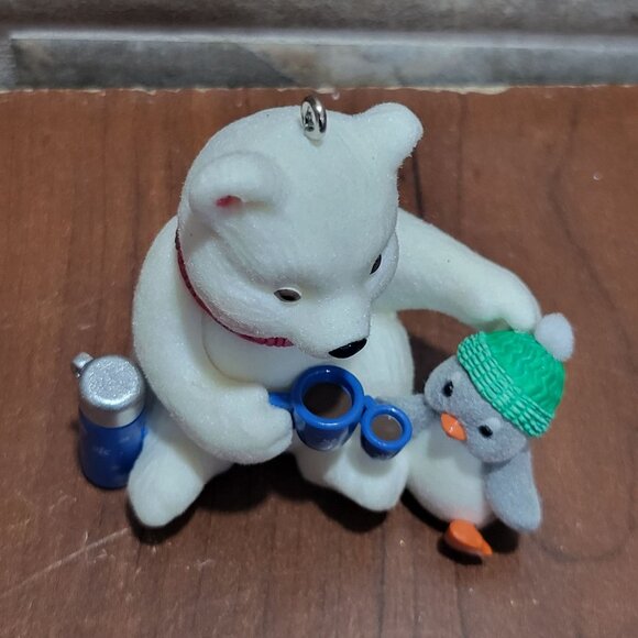 Hallmark Christmas Ornament Cold Day Warm Friends 2008 Snowball & Tuxedo - Picture 5 of 12